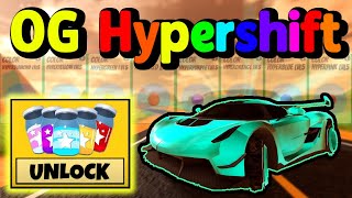 Getting OG HYPERSHIFT In Roblox Jailbreak (It's over!!!)