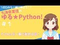 【Pythonプログラミング】ゼロから一緒に学ぼう！七海有里佳のゆる★Python！＃１ Pythonを一瞬で始める回！