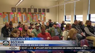 Bozeman School Board makes final decision on name for new high school