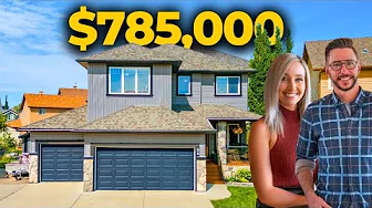 Tour this $785,000 Langdon Dream Home with Quad Garage + Massive Backyard Oasis