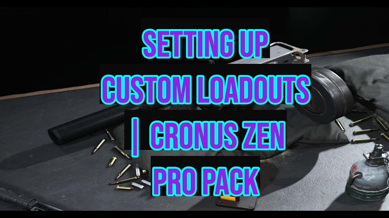 How to SET UP CUSTOM LOADOUTS for Call of Duty PRO PACK Cronus Zen