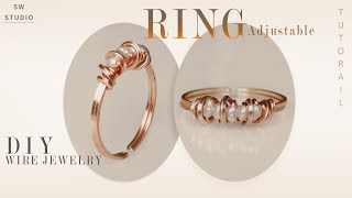 Famous Adjustable Ring/Easy Ring/DIY Ring/Wire Wrap Ring Tutorial/DIY Jewelry/How to make/ DIY Accessories Profile