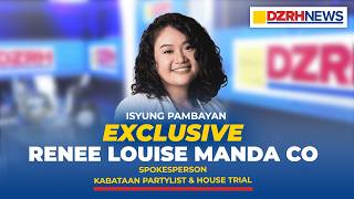 FULL EXCLUSIVE INTERVIEW: Kabataan Partylist & House Trial Spokesperson, Rep. Renee Co.