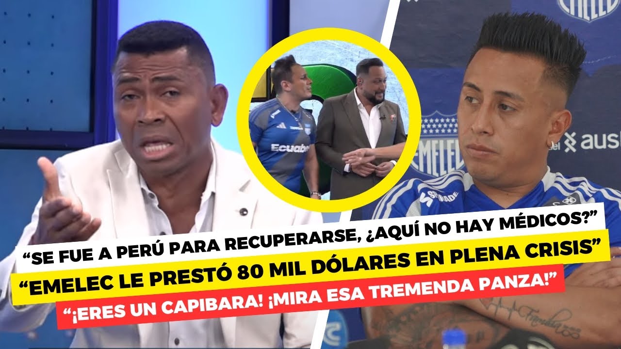ECUATORIANOS DESTRUYEN a CHRISTIAN CUEVA por DEJAR EMELEC ante lesión y SE BURLAN de la PEOR FORMA