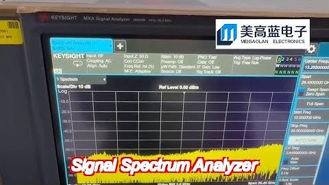 keysight n9020b mxa signal analyzer 10hz-50ghz pre-owned