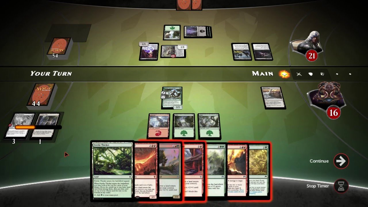 Landfall Deck Red & Green Magic the Gathering Magic Duels YouTube