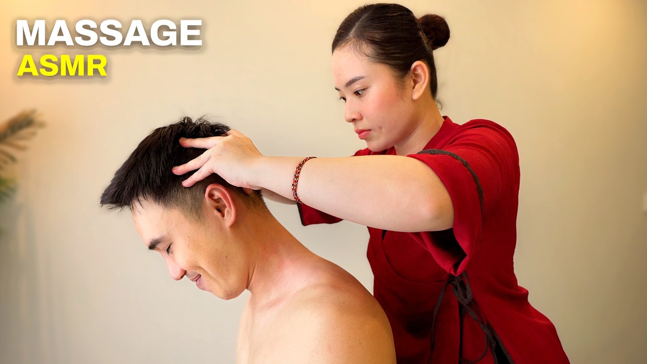 ASMR 🔥 Ее навыки впечатляют! Интенсивный массаж и расслабление!