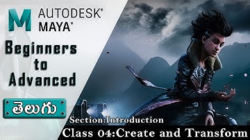 Maya - Channel box and Attributes Editor ▶ Telugu || Maya Beginners to Advanced Course in Telugu