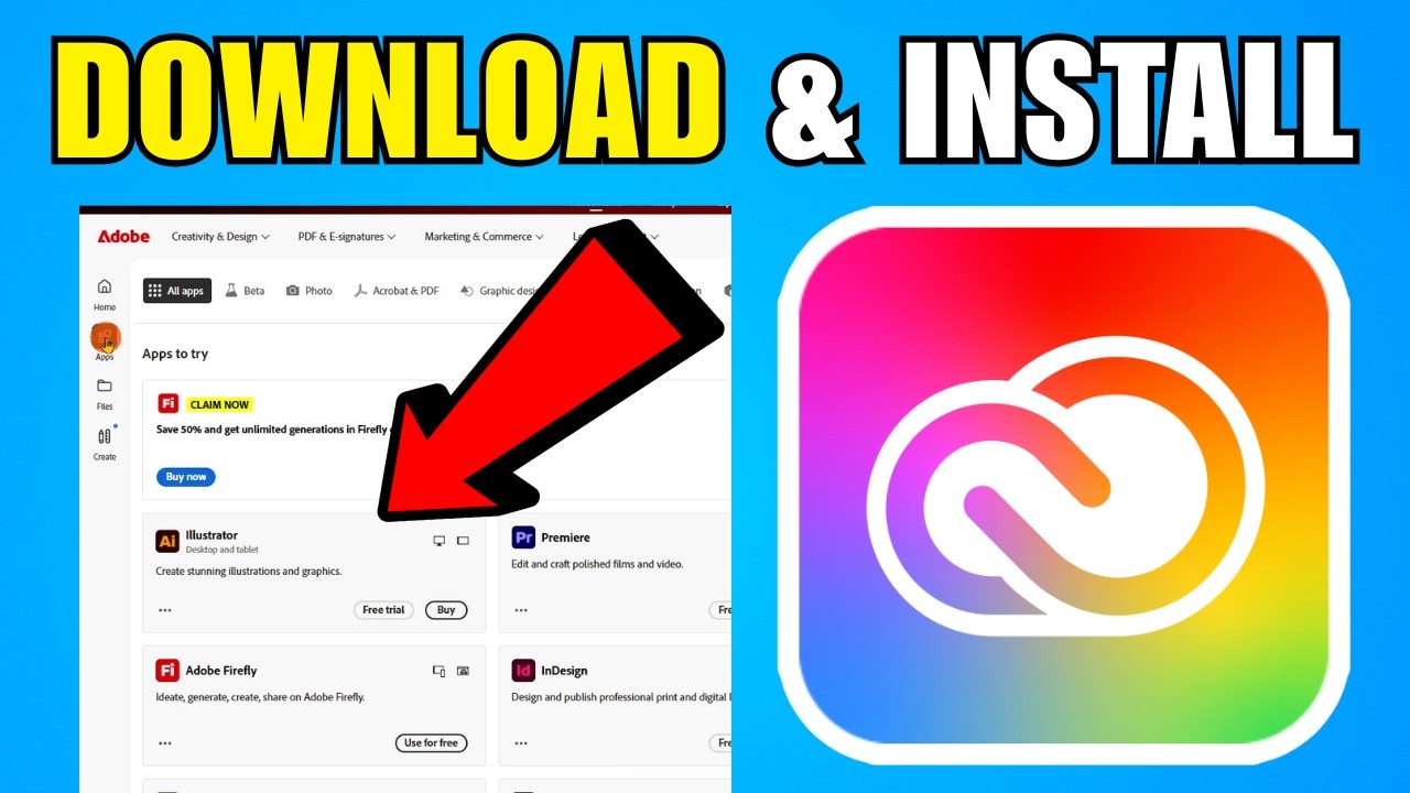 How To Download And Install Adobe Creative Cloud Apps (2026) (Complete ...