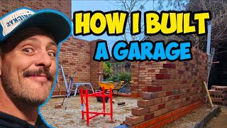 I BUILT A GARAGE IN 5 DAYS ON MY OWN! #constructionchannel #bricklaying #building