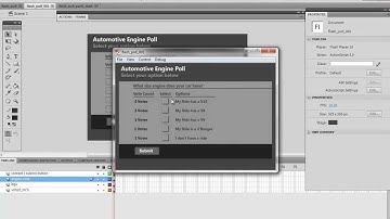 Flash Poll using PHP and MYSQL Flash for beginners, learn flash, flash tutorials