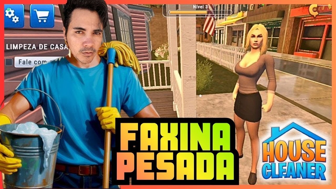 🔥 House Cleaner Simulator - Esse Novo SIMULADOR de LIMPEZA Vai VICIAR Todo Mundo! 🚀🧽