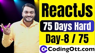 Day-8/75 - React Routing | React Router DOM | React Js and Next Js tutorial for beginners in hindi