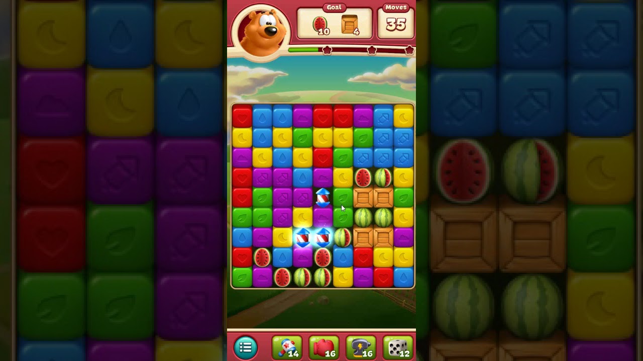 Toon Blast level 242 no boosters 😈