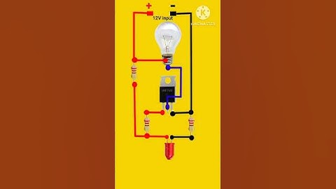 12V Flashing Circuit Using IRF740 MOSFET#electronic