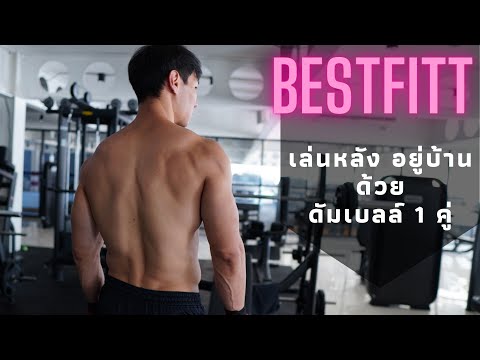 เล่นหลัง อยู่บ้าน ด้วยดัมเบลล์ 1 คู่ By BESTFITT