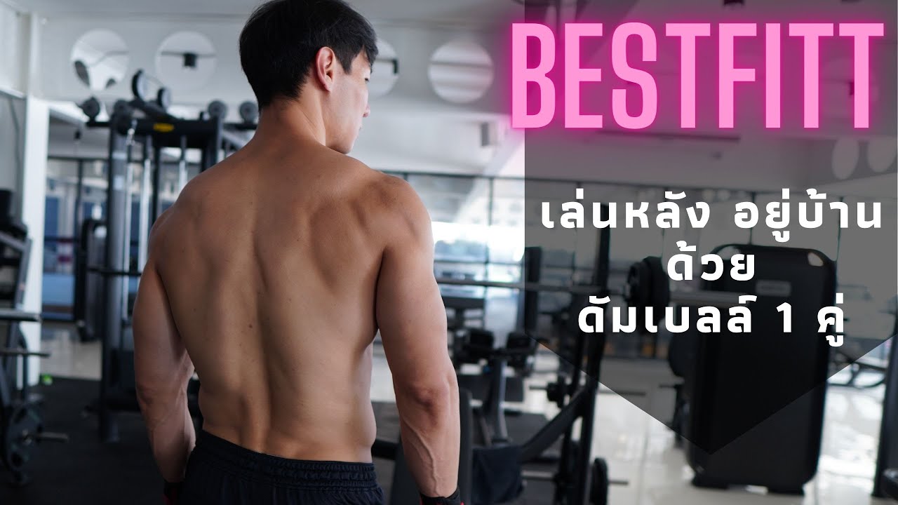 เล่นหลัง อยู่บ้าน ด้วยดัมเบลล์ 1 คู่ By BESTFITT