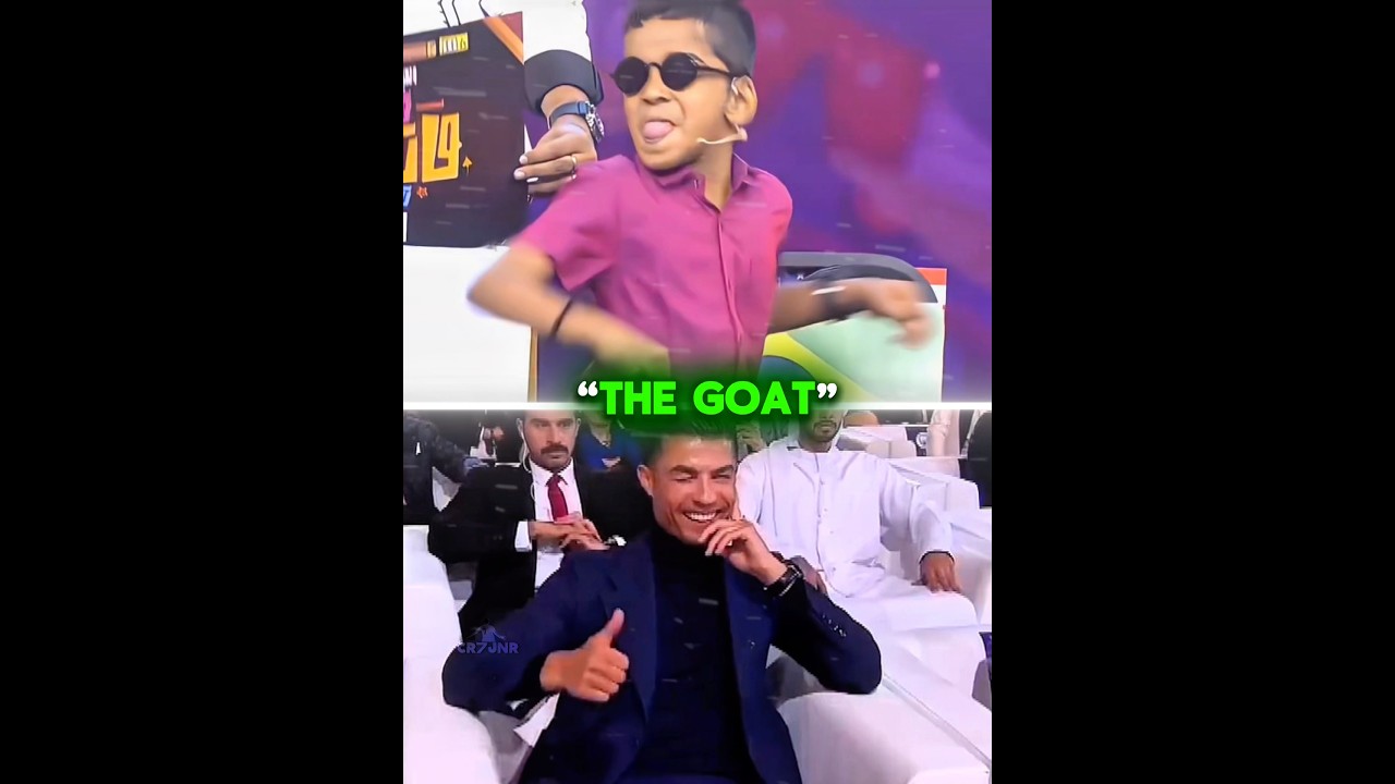 The smart kid shocked everyone 😂🥹 #ronaldo #messi