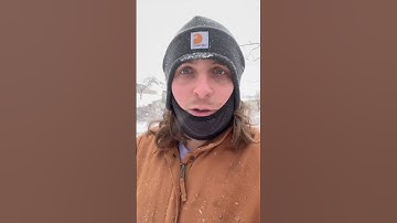 Checking traps in record low temperatures! #predators #chickens #imcold