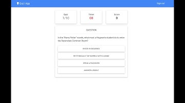Quiz App - React + Redux + Firebase by Michael Antoni