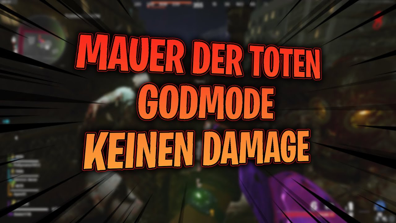 *NEU* GODMODE Mauer der Toten | Keinen Damage | Black Ops Cold War zombies *German*
