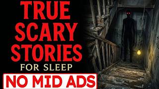 NO ADS 🛑 2 HOURS of 12 TRUE Scary Stories for Sleep | Rain Sounds | Black Screen |  Ep. 49