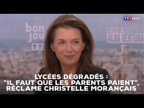 Vandalized high schools: "Parents must pay," demands Christelle Morançais on TF1｜TF1 INFO