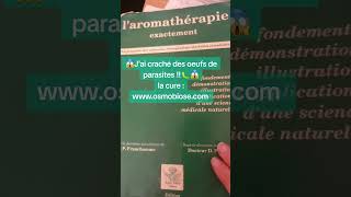 J'ai craché des oeufs de parasites !#parasites #vers #oxyures #osmobiose