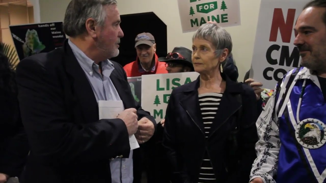 Lisa Savage Press Conference Opposing the CMP Corridor