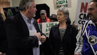 Lisa Savage Press Conference Opposing the CMP Corridor