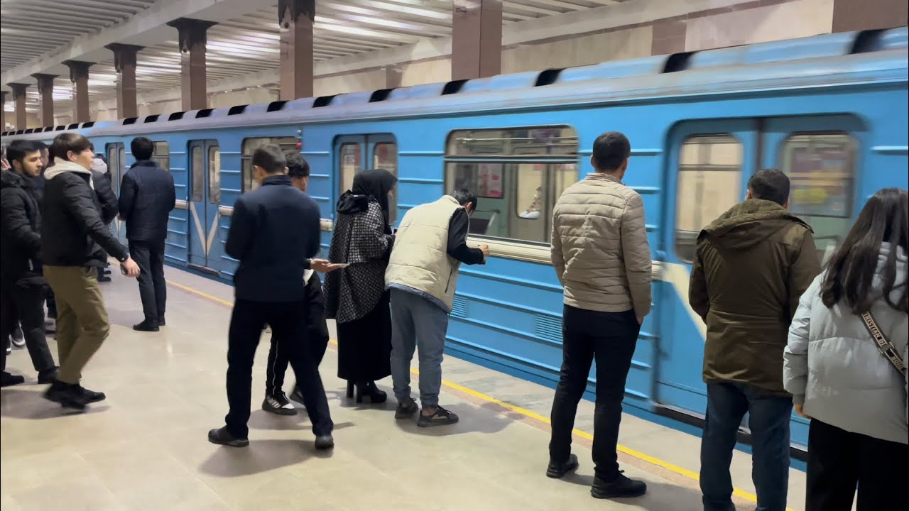 Toshkent Metropoliteni Yunusobod yoʻli Shahriston-Ming oʻrik,mTashkent Metro Shahriston-Ming oʻrik