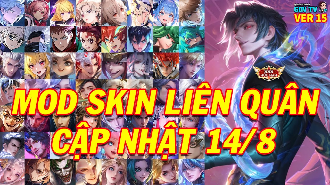 Hướng Dẫn MOD Skin Liên Quân Full Hiệu Ứng Mới Nhất Mùa 3 S25 Phiên Bản AOV Day - Ver 15 Gin TV