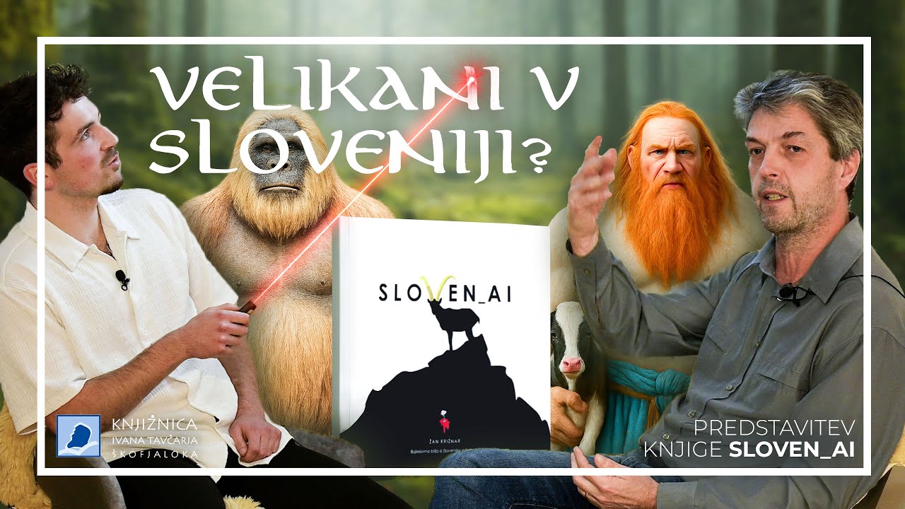 Simon Prosen 𝗭𝗔𝗞𝗔𝗝 𝗦𝗢 𝗩𝗘𝗟𝗜𝗞𝗔𝗡𝗜 𝗜𝗭𝗨𝗠𝗥𝗟𝗜? - Predstavitev knjige Sloven_AI (Žan Križnar ...