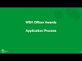 WSH Awards 2022   WSH Officer Awards briefing video