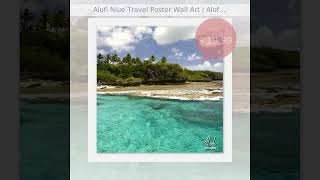 Alofi Niue Travel Poster Wall Art Alofi Home Decor South Pacific Island Digital Print Alofi...