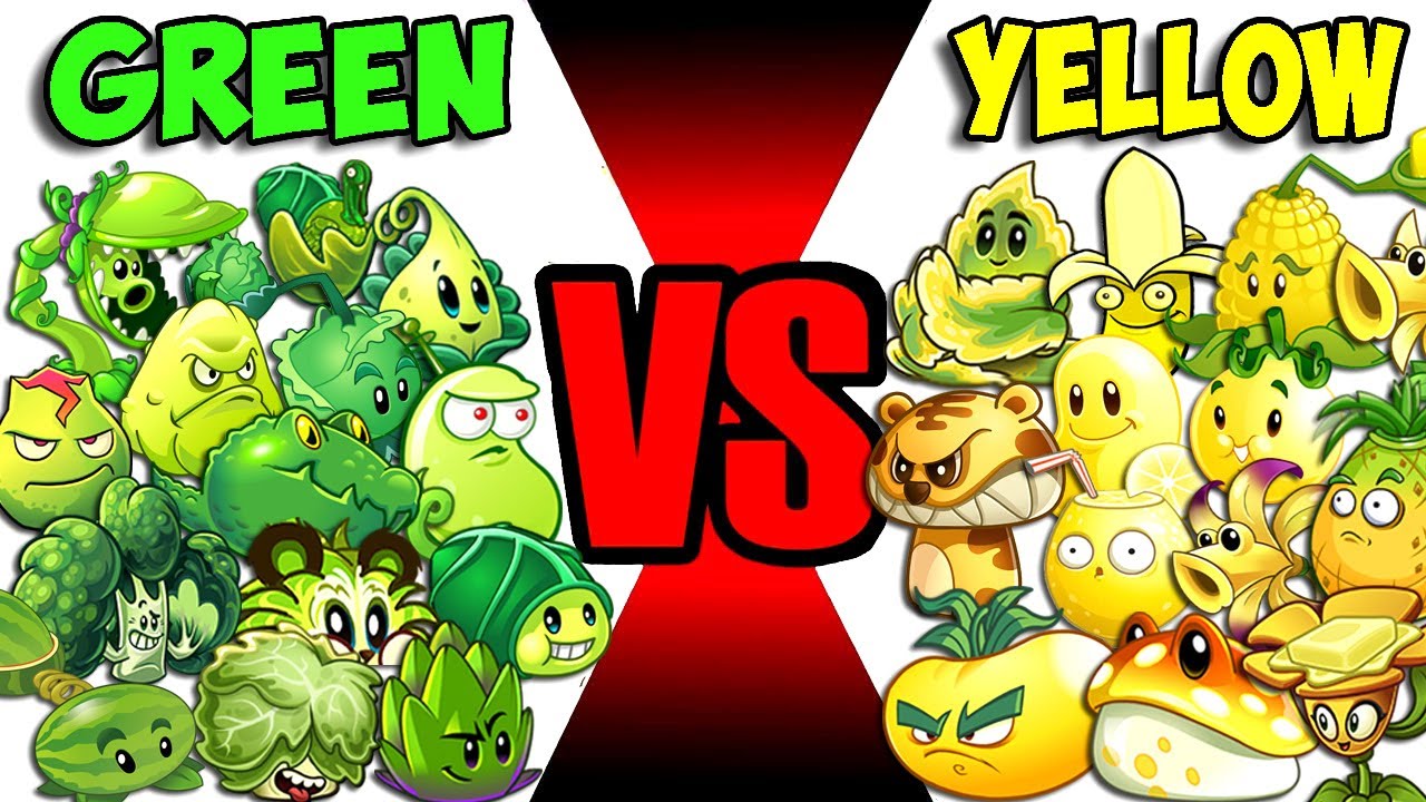 DOWNLOAD Team GREEN vs YELLOW Which Team Plant 's Best