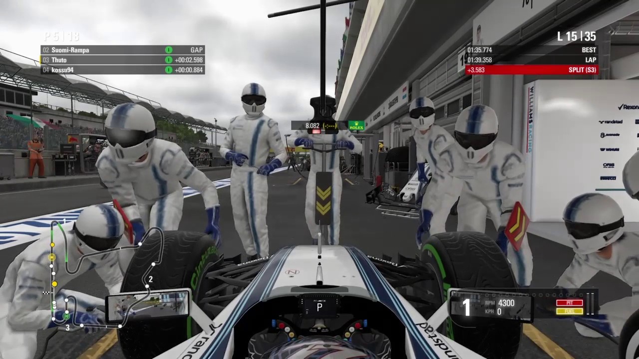 F1 2016 KFIN S4R5 Hungary Highlights