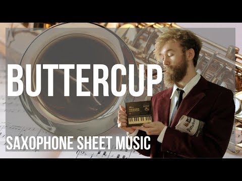 easy-alto-sax-sheet-music:-how-to-play-buttercup-by-jack-stauber