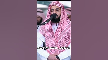 Raad Al kurdi Whatsapp status 2023 / رعد الكردي حالات واتس اب / سورة الأعلى رعد بن محمد الكردي