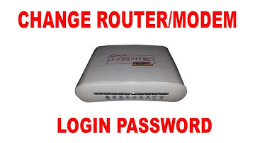 How to Change PLDT DSL modem/router password