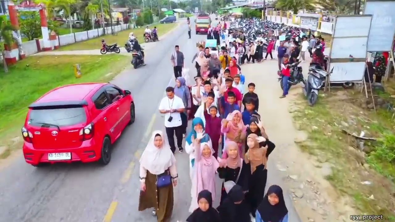 Pawai Tarhib Ramadhan bersama Yayasan Alfadhillah Kembayan #Tarhib #ramadhan #1447H