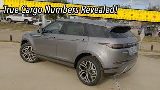2023 Range Rover Evoque - True Cargo Capacity Given In Inches
