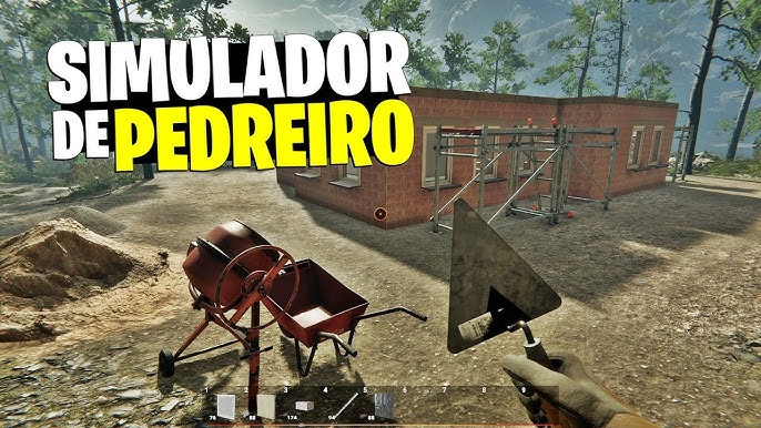 O SIMULADOR de PEDREIRO!!! (CONSTRUÍ uma CASA) - Builder Simulator 