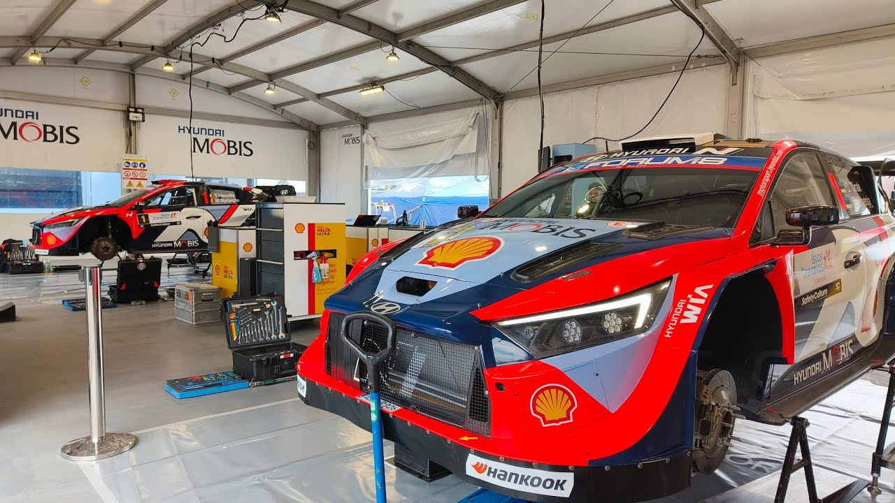 Inside Sight Hyundai WRT Team Base | WRC Rally Islas Canarias 2025 | 4K