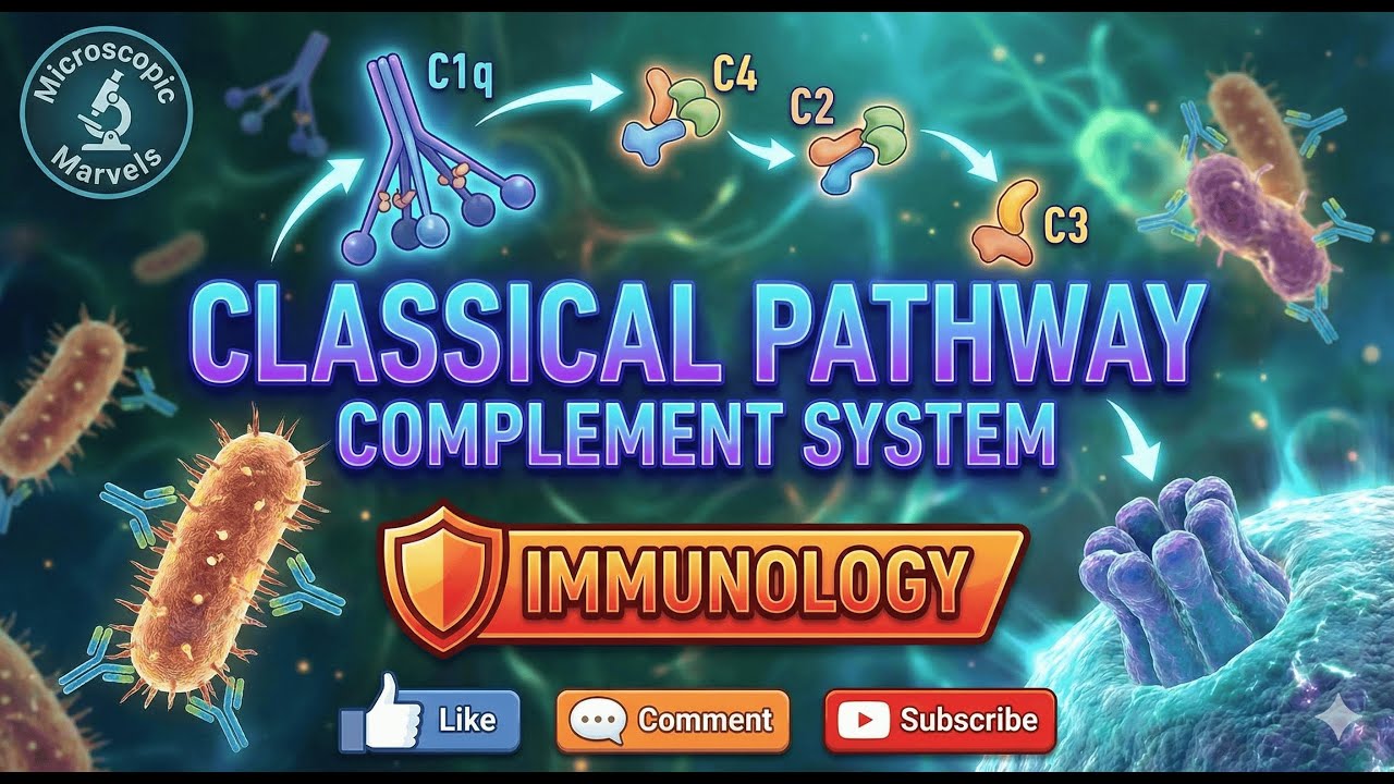 Classical Complement Pathway - immunology | Microscopic Marvels | - YouTube