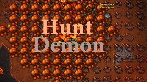 Tibia - 100 pontos de task + Hunt Demon Yalahar
