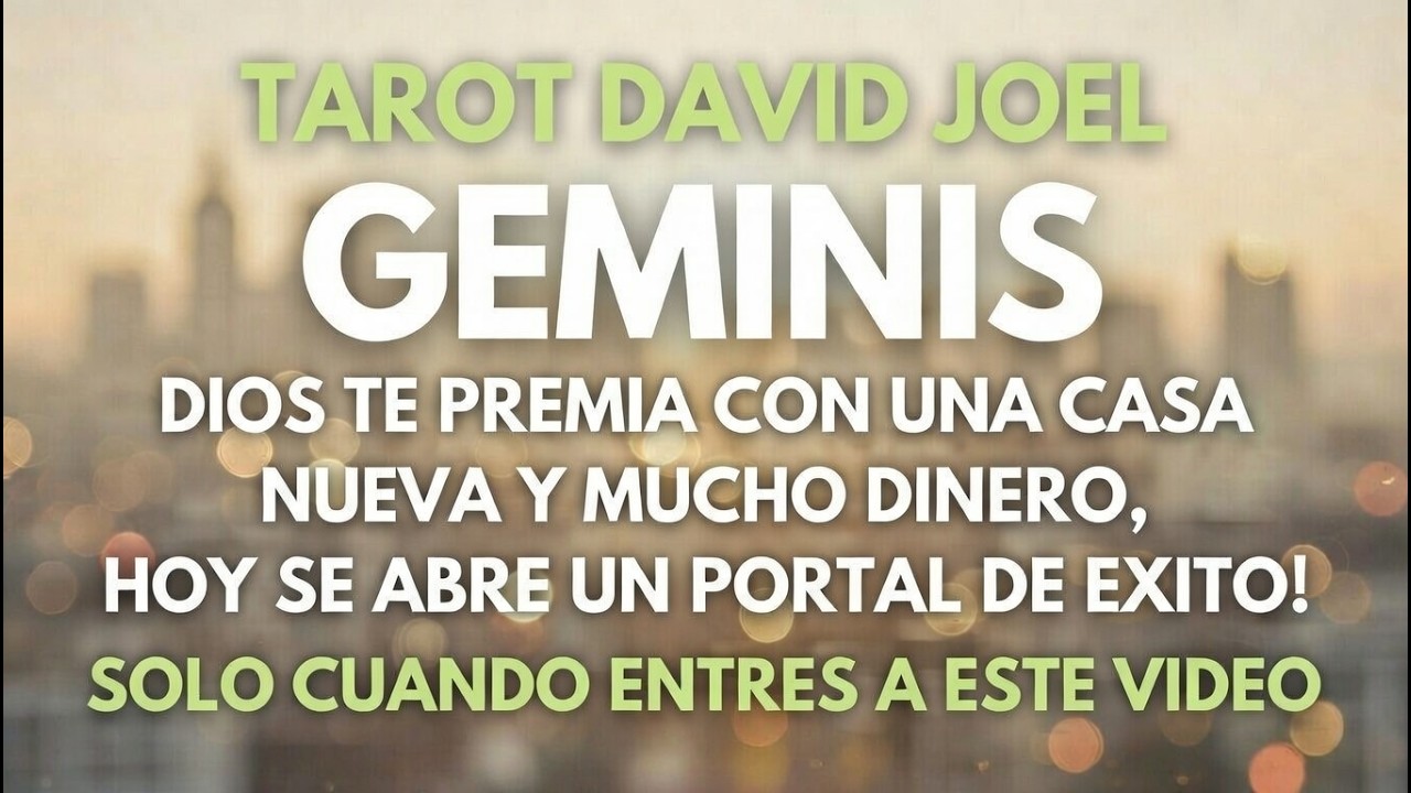 GEMINIS, DIOS VIO TODO LO QUE PASASTE Y TE ENVIA ESTE PREMIO POR TU FE, NO LO IGNORES, ABRELO HOY