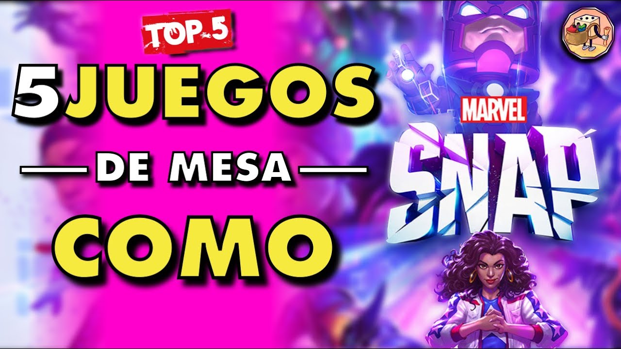 TOP 5 JUEGOS de mesa COMO MARVEL SNAP para jugar con AMIGOS YouTube