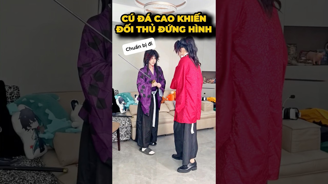 Cú đá khiến đối thủ đứng hình🥹- Anh em Yoriichi#cosplay #shorts #minnacosplay