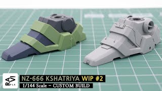 Gunpla custom / HG KSHATRIYA WIP #2